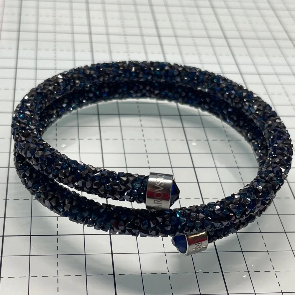 Swarovski Blue and Silver Crystal Bracelet- price is firm - Picture 4 of 4